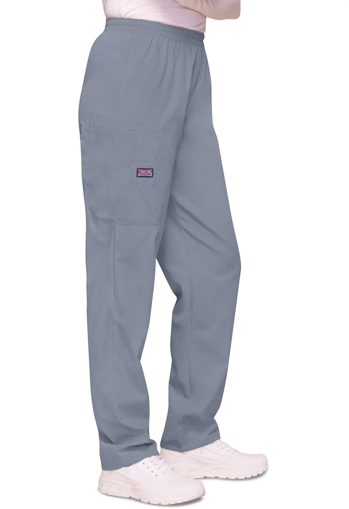 Cherokee Scrubs Women's Pull-on Cargo Pant Grey | scrub-supply.com