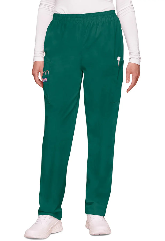 Cherokee Scrubs Women's Pull-on Cargo Pant Hunter Green | scrub-supply.com