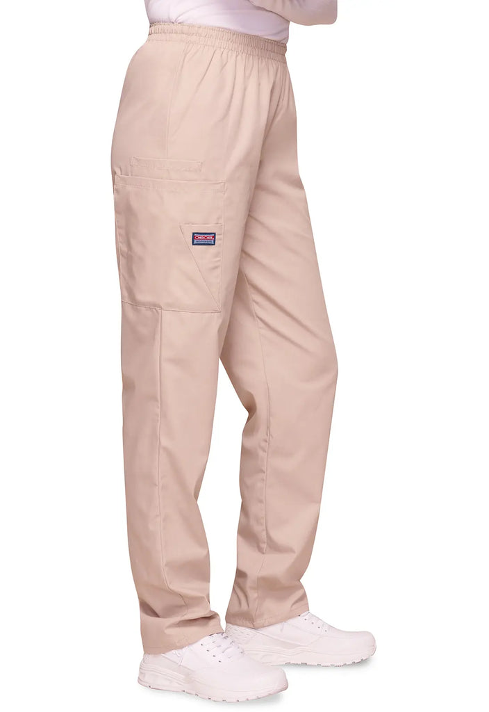 Cherokee Scrubs Women's Pull-on Cargo Pant Khaki | scrub-supply.com