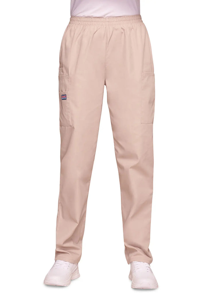 Cherokee Scrubs Women's Pull-on Cargo Pant Khaki | scrub-supply.com