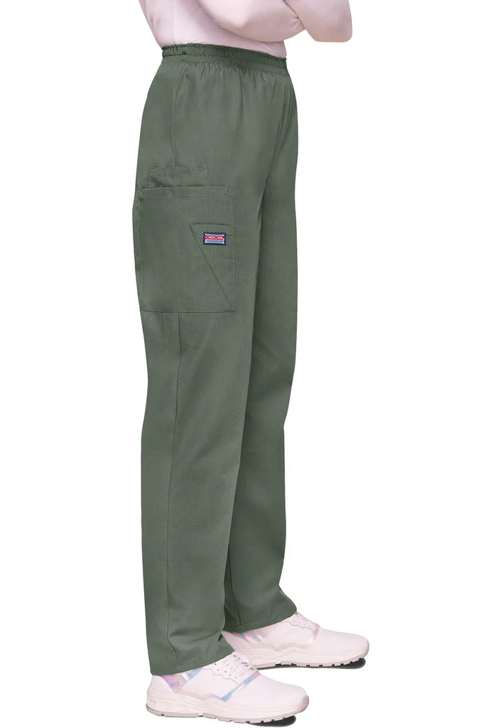 Cherokee Scrubs Women's Pull-on Cargo Pant Olive | scrub-supply.com