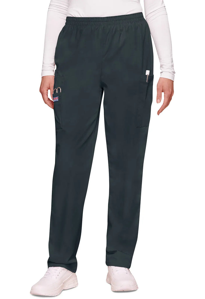 Cherokee Scrubs Women's Pull-on Cargo Pant Pewter | scrub-supply.com