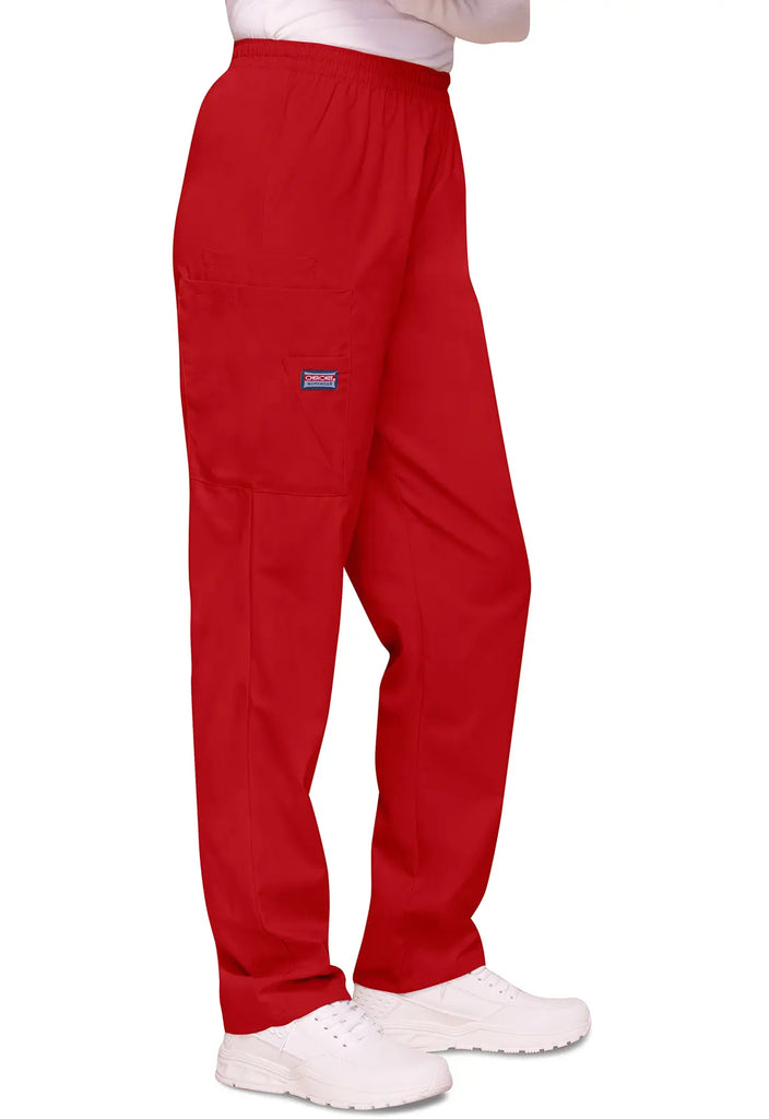 Cherokee Scrubs Women's Pull-on Cargo Pant Red | scrub-supply.com