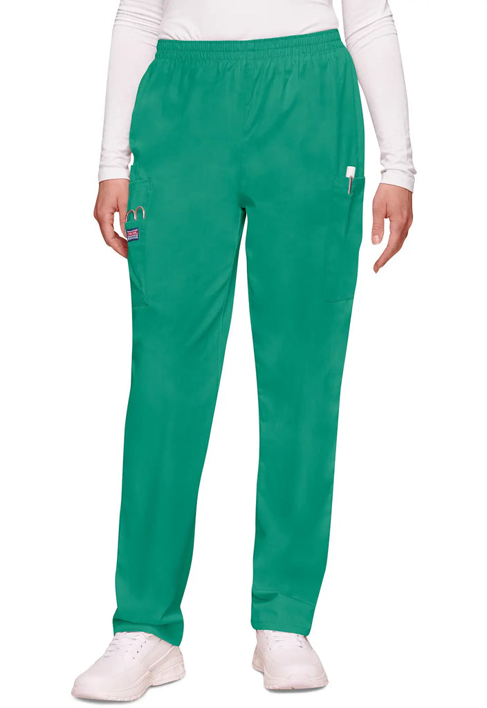 Cherokee Scrubs Women's Pull-on Cargo Pant Surgical Green | scrub-supply.com