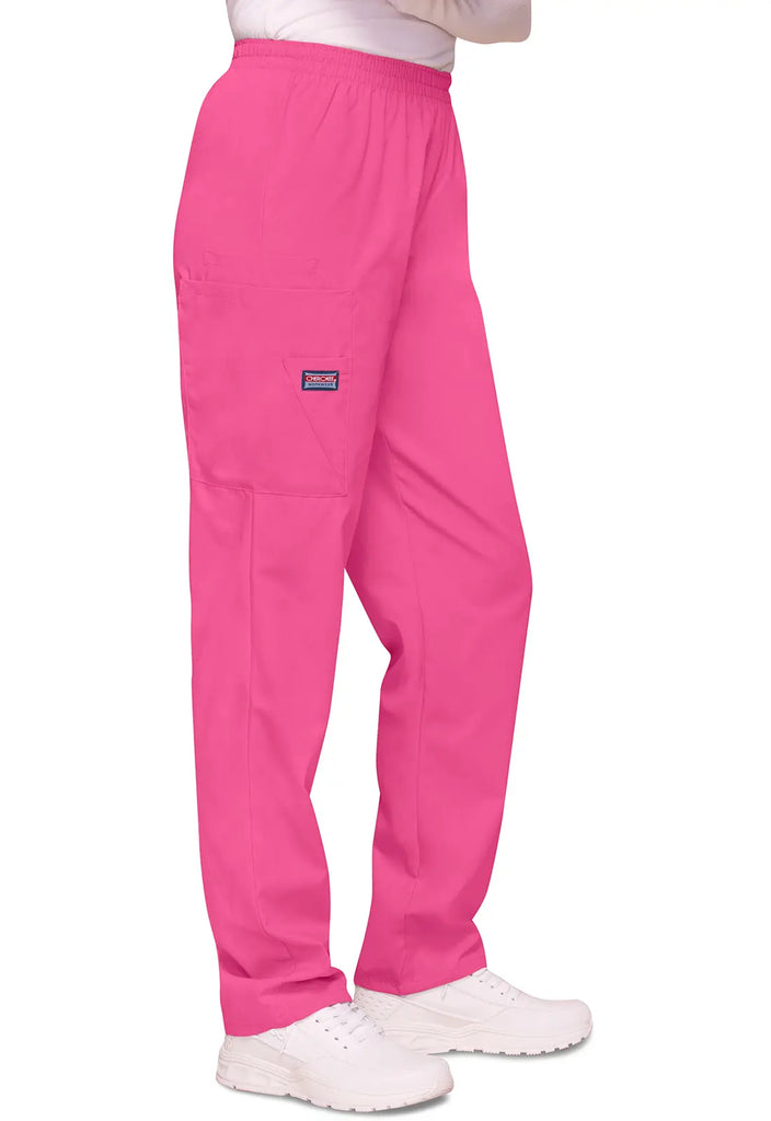 Cherokee Scrubs Women's Pull-on Cargo Pant Shocking Pink | scrub-supply.com