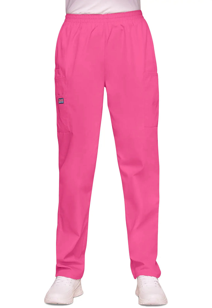 Cherokee Scrubs Women's Pull-on Cargo Pant Shocking Pink | scrub-supply.com