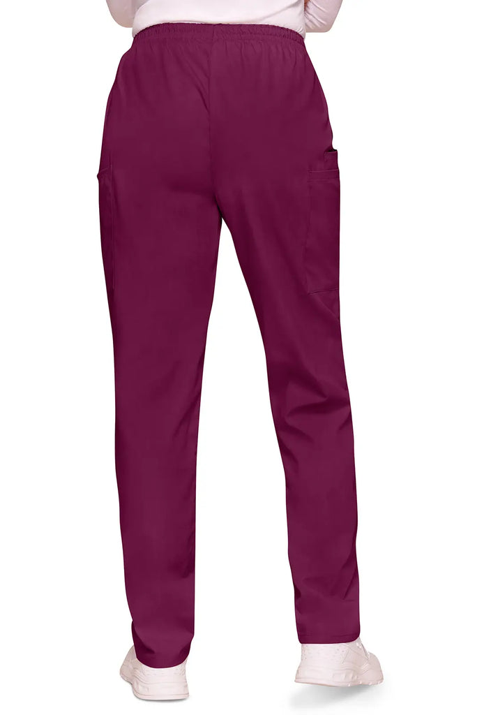 Cherokee Scrubs Women's Pull-on Cargo Pant Wine | scrub-supply.com