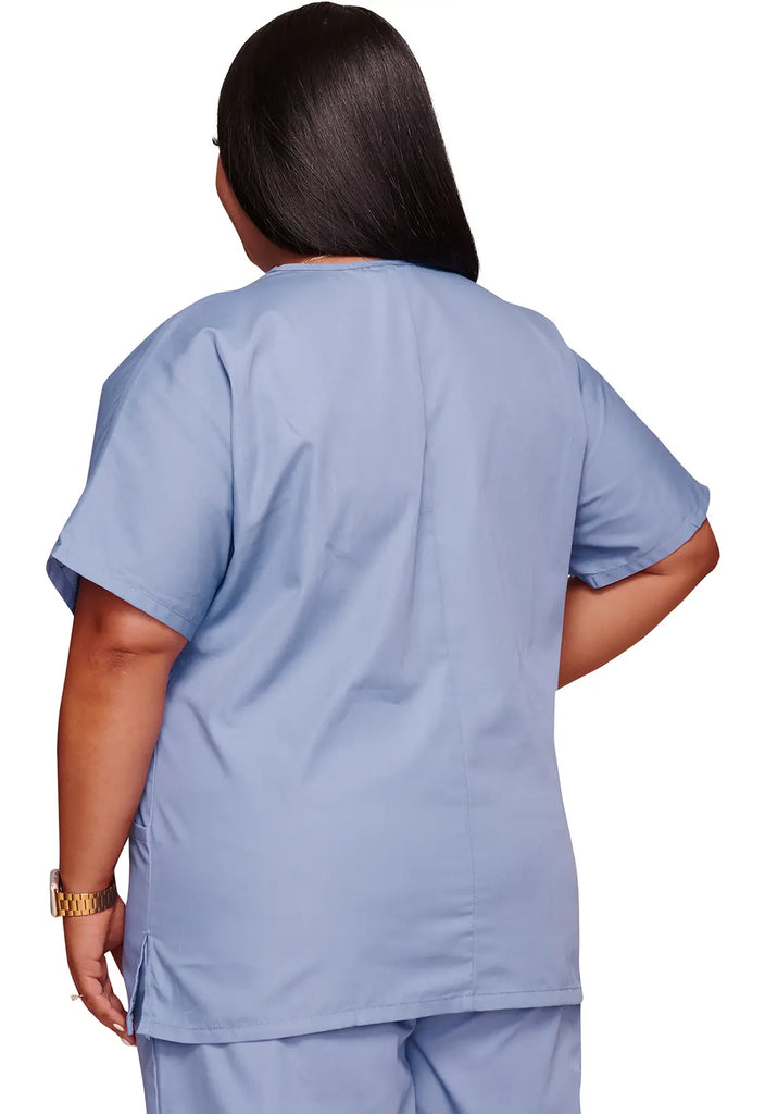 Cherokee Scrubs 3-Pocket V-Neck Top Ceil Blue | scrub-supply.com