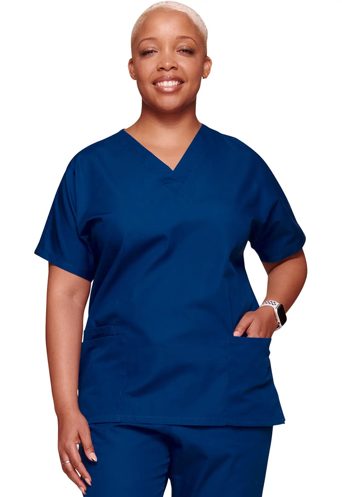 Cherokee Scrubs 3-Pocket V-Neck Top Galaxy Blue | scrub-supply.com