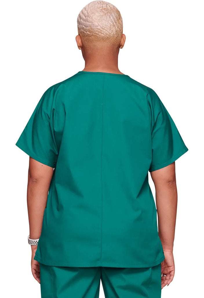 Cherokee Scrubs 3-Pocket V-Neck Top Hunter Green | scrub-supply.com