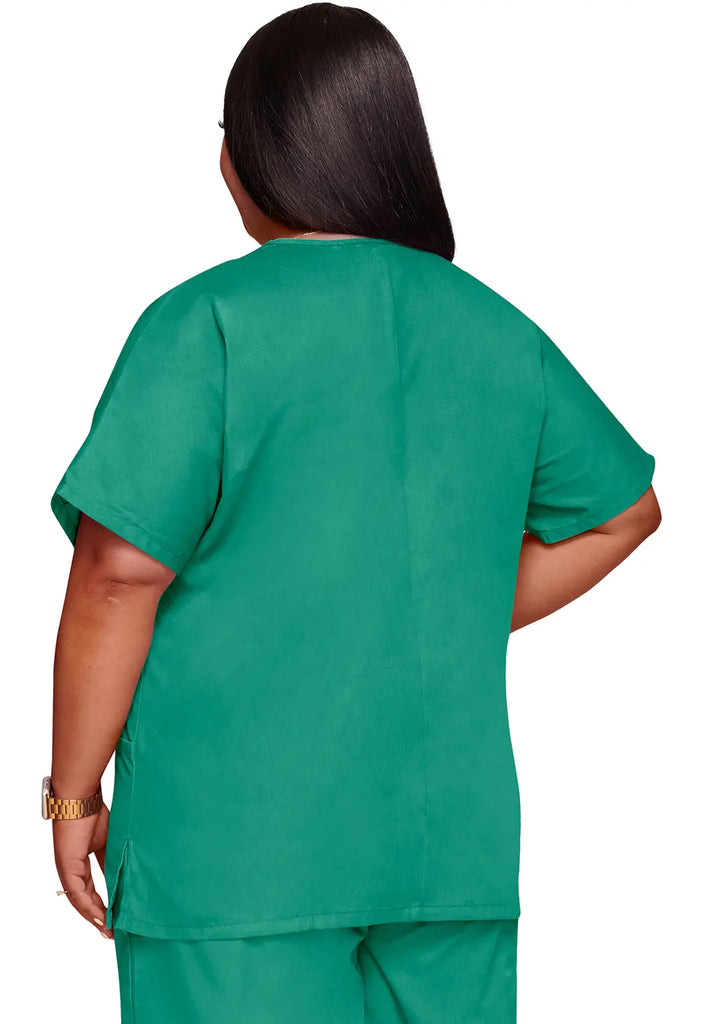 Cherokee Scrubs 3-Pocket V-Neck Top Surgical Green | scrub-supply.com