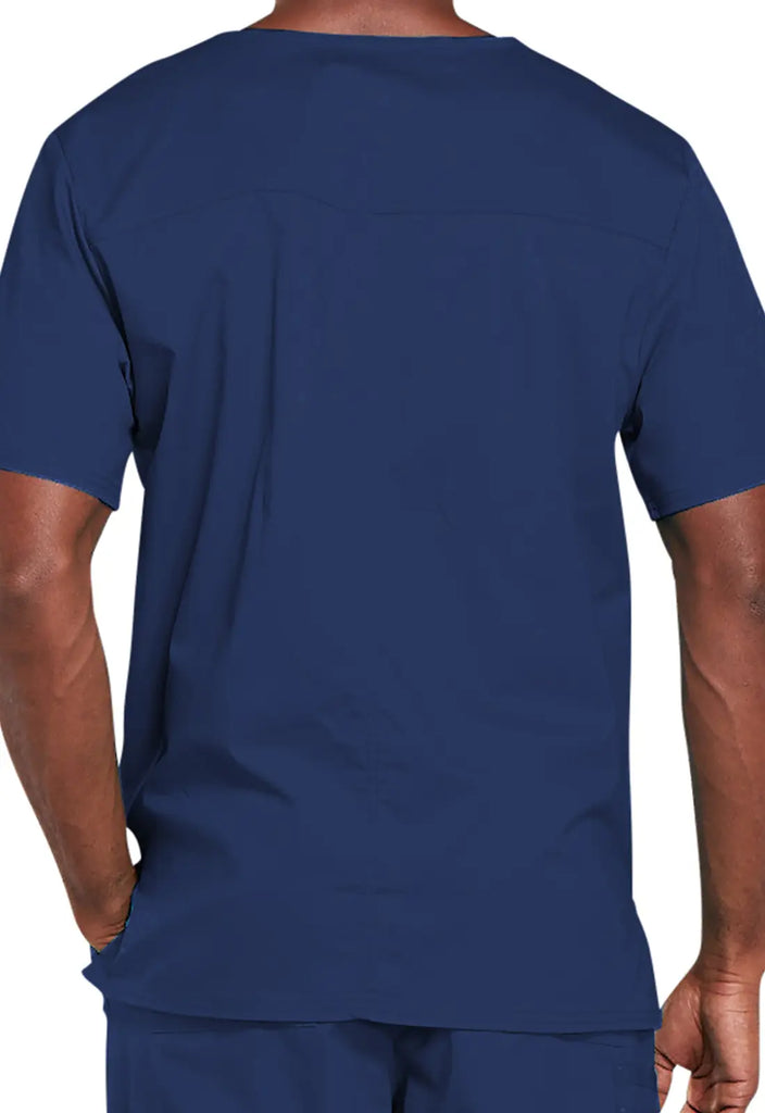 Cherokee Scrubs 4-pocket Unisex V-Neck Top Navy | scrub-supply.com