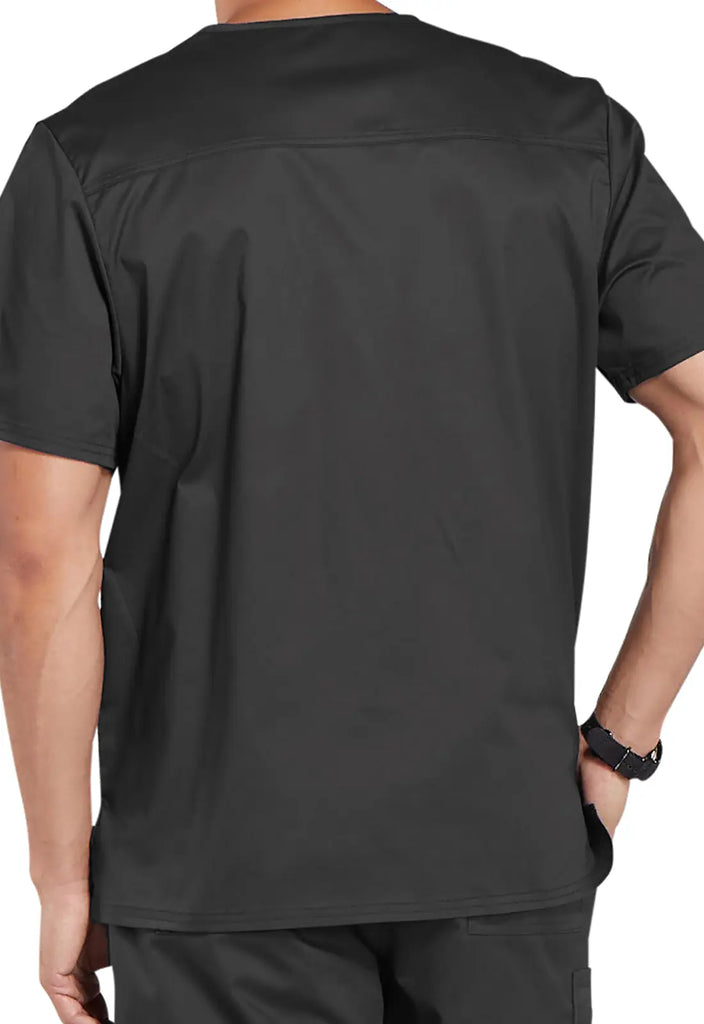 Cherokee Scrubs Men's Tuckable V-Neck Top Pewter | scrub-supply.com