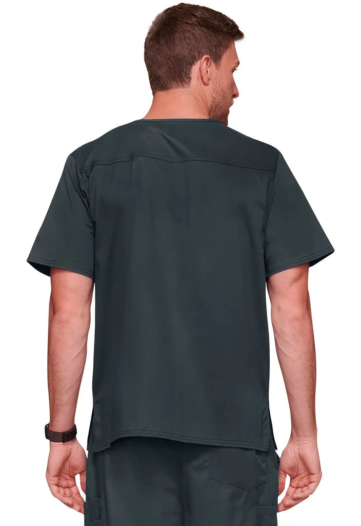 Cherokee Scrubs Men's Tuckable V-Neck Top Pewter | scrub-supply.com