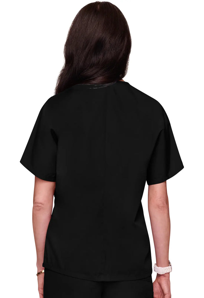 Cherokee Scrubs Unisex V-Neck Tunic Black | scrub-supply.com