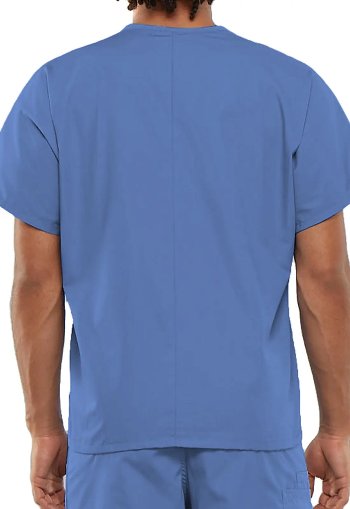 Cherokee Scrubs Unisex V-Neck Tunic Ceil Blue | scrub-supply.com