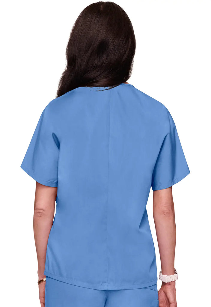 Cherokee Scrubs Unisex V-Neck Tunic Ceil Blue | scrub-supply.com