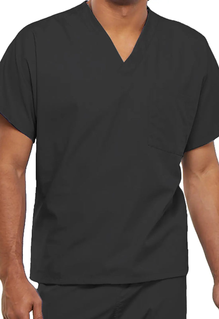 Cherokee Scrubs Unisex V-Neck Tunic Pewter | scrub-supply.com