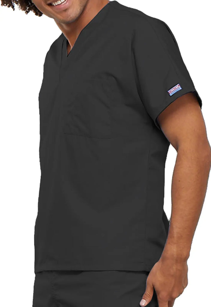 Cherokee Scrubs Unisex V-Neck Tunic Pewter | scrub-supply.com