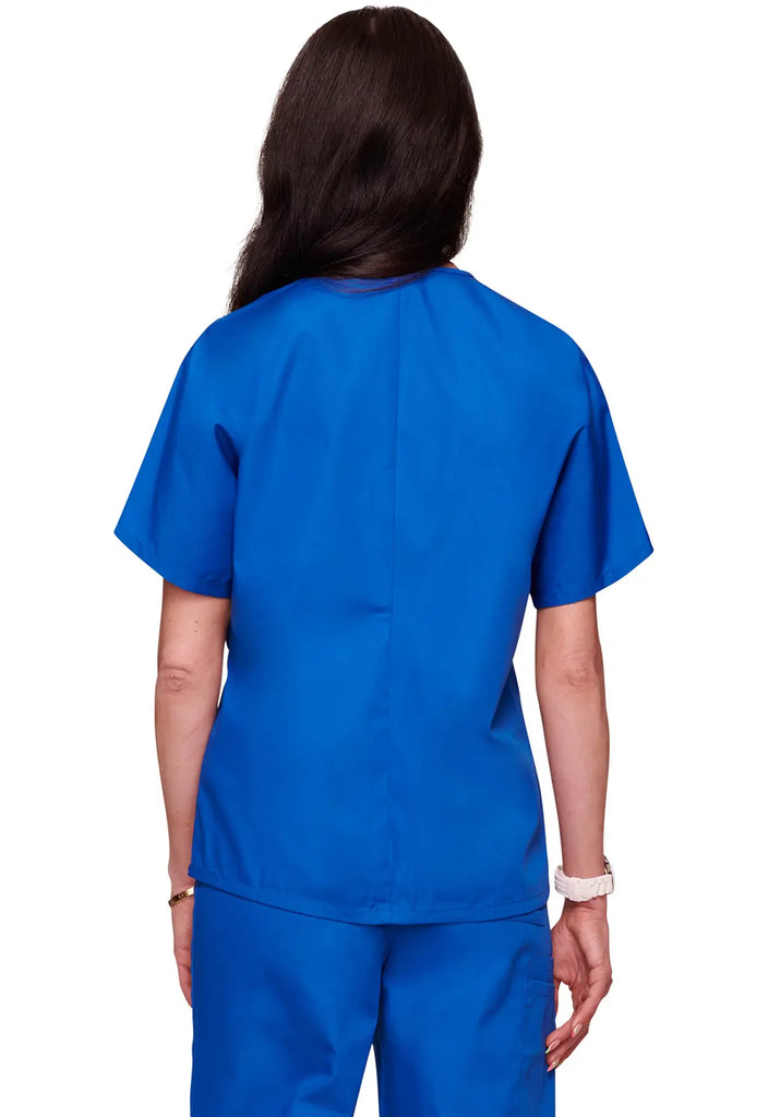 Cherokee Scrubs Unisex V-Neck Tunic Royal Blue | scrub-supply.com