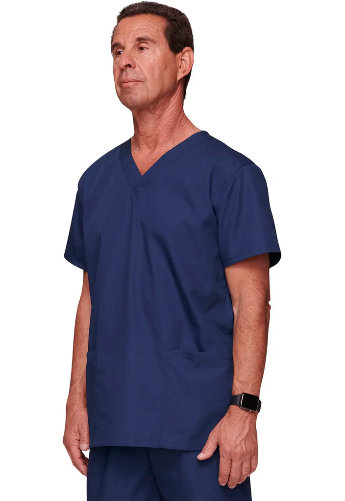 Cherokee Scrubs Unisex Top and Pant Set Navy | scrub-supply.com