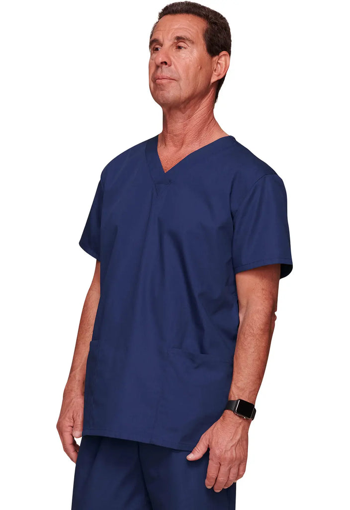 Cherokee Scrubs Unisex Top and Pant Set Navy | scrub-supply.com