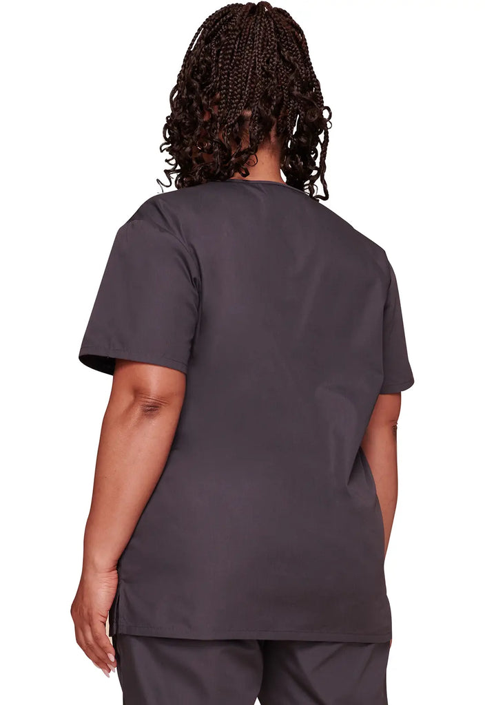 Cherokee Scrubs Unisex Top and Pant Set Pewter | scrub-supply.com