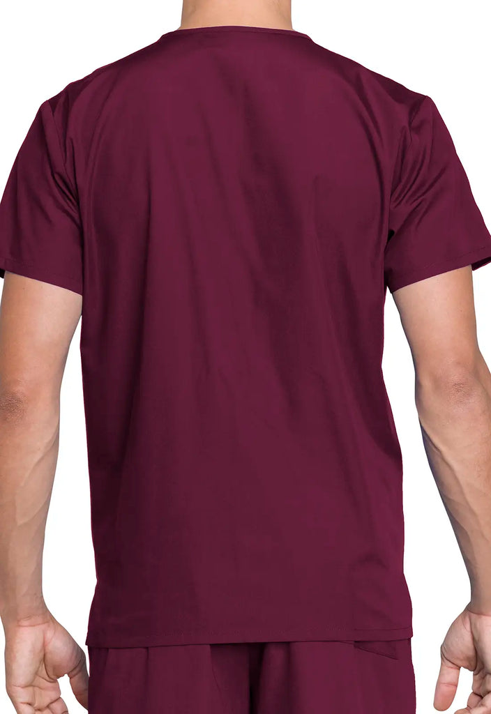 Cherokee Scrubs Unisex Top and Pant Set Wine | scrub-supply.com