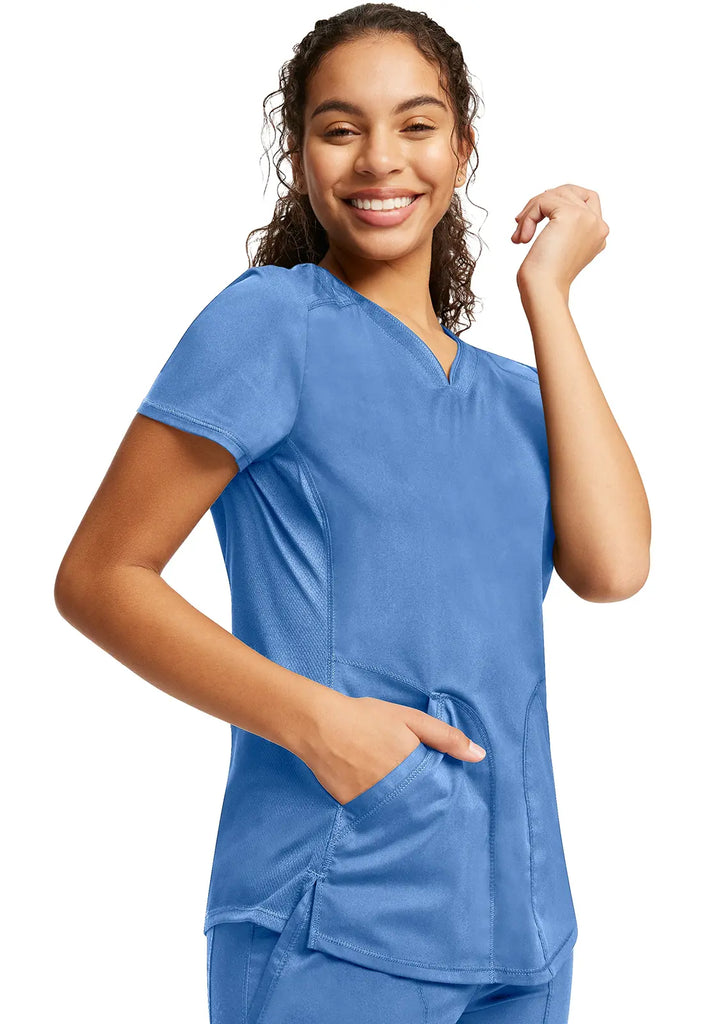 Cherokee Scrubs Women's V-Neck Top Ceil Blue | scrub-supply.com