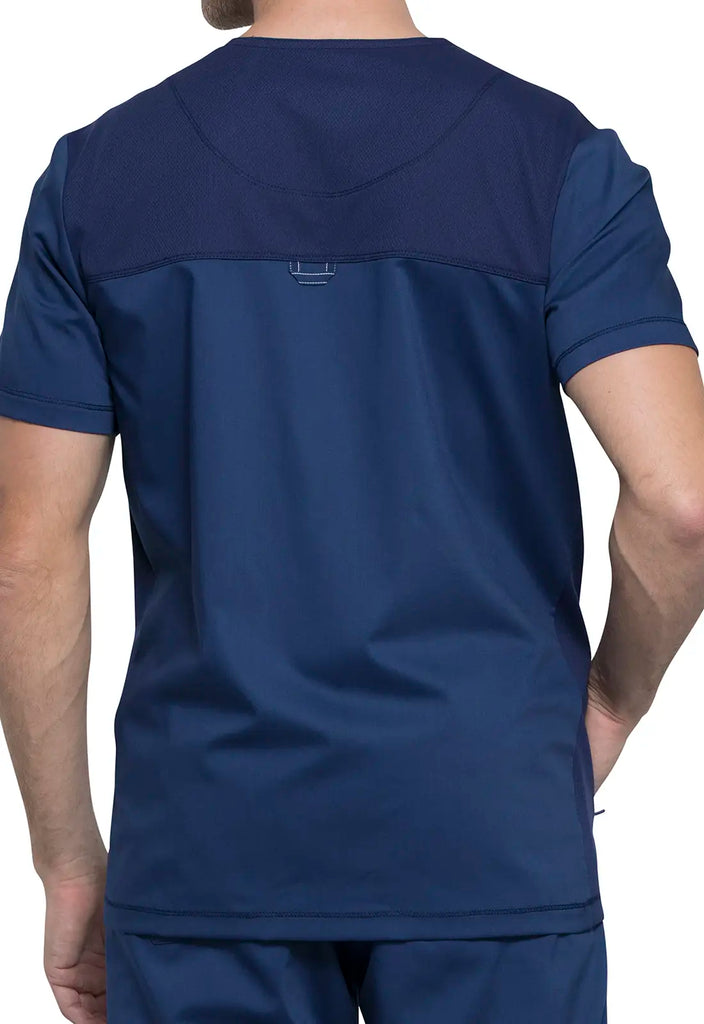 Cherokee Scrubs 2-Pocket Men's V-Neck Top Navy | scrub-supply.com