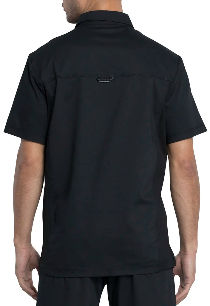 Cherokee Scrubs Men's Polo Shirt Black | scrub-supply.com