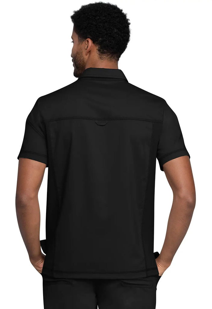 Cherokee Scrubs Men's Polo Shirt Black | scrub-supply.com