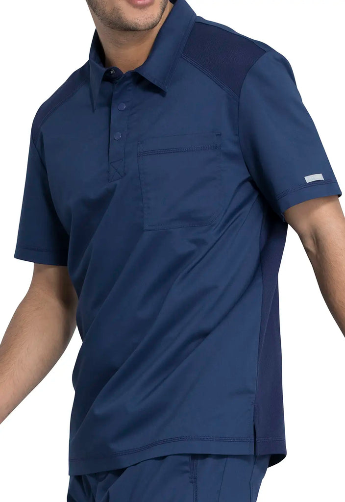 Cherokee Scrubs Men's Polo Shirt Navy | scrub-supply.com