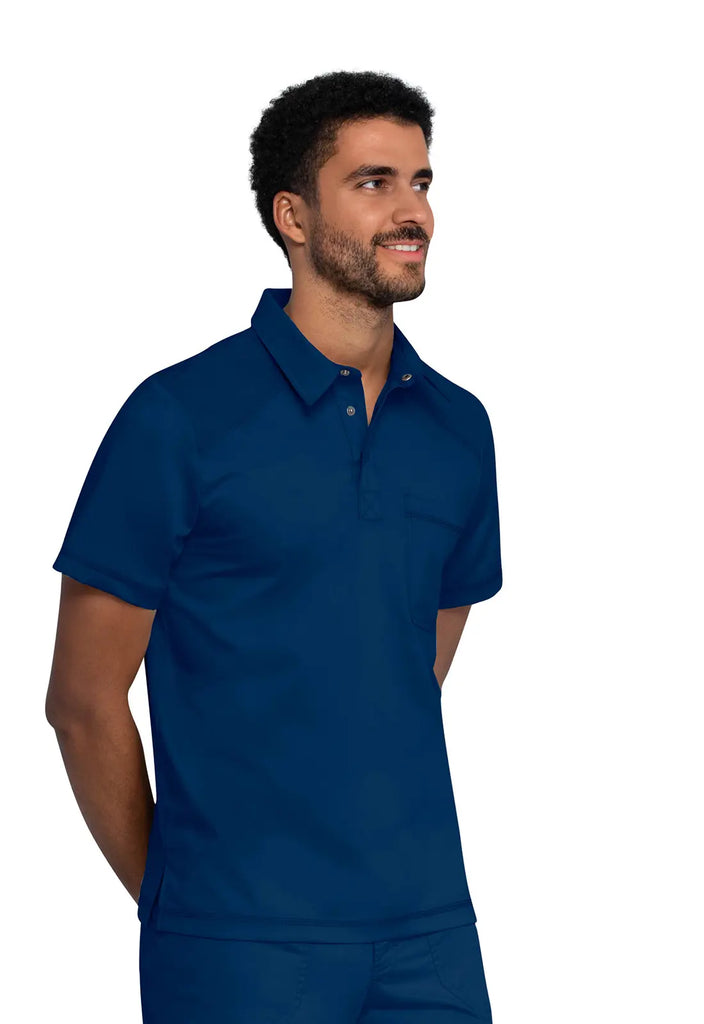 Cherokee Scrubs Men's Polo Shirt Navy | scrub-supply.com