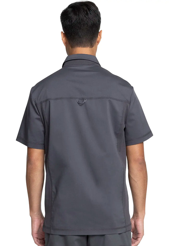 Cherokee Scrubs Men's Polo Shirt Pewter | scrub-supply.com