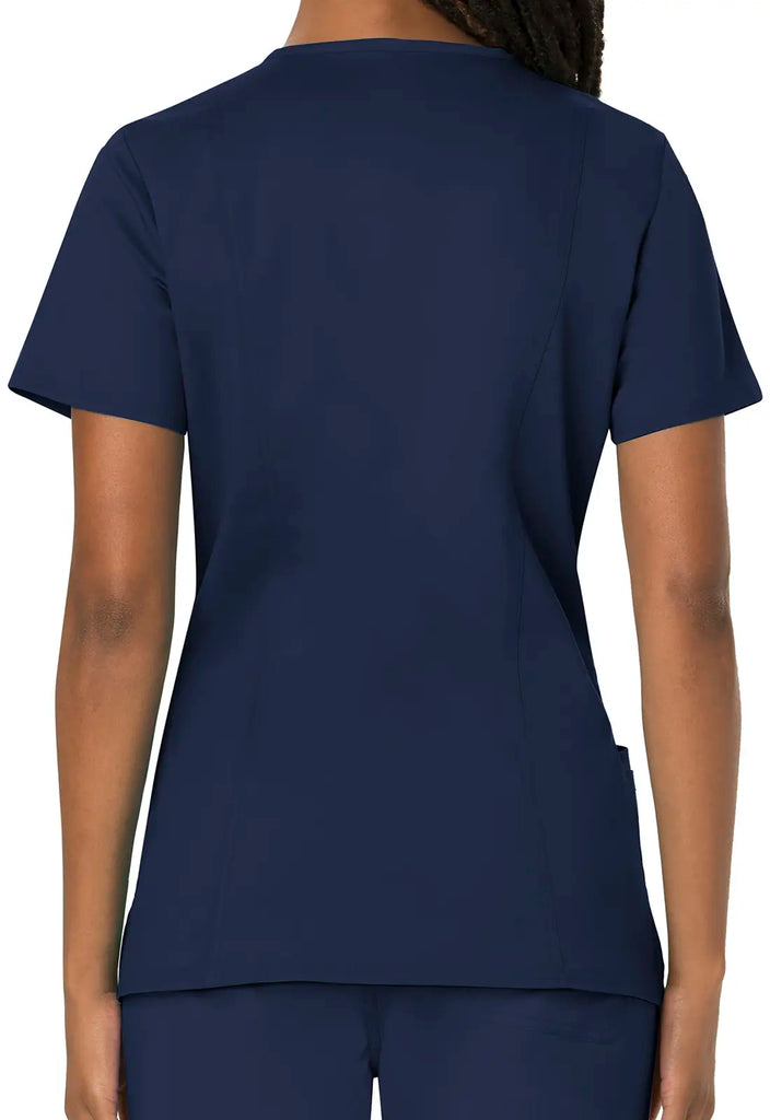 Cherokee Scrubs Revolution 3-Pocket V-Neck Top Navy | scrub-supply.com