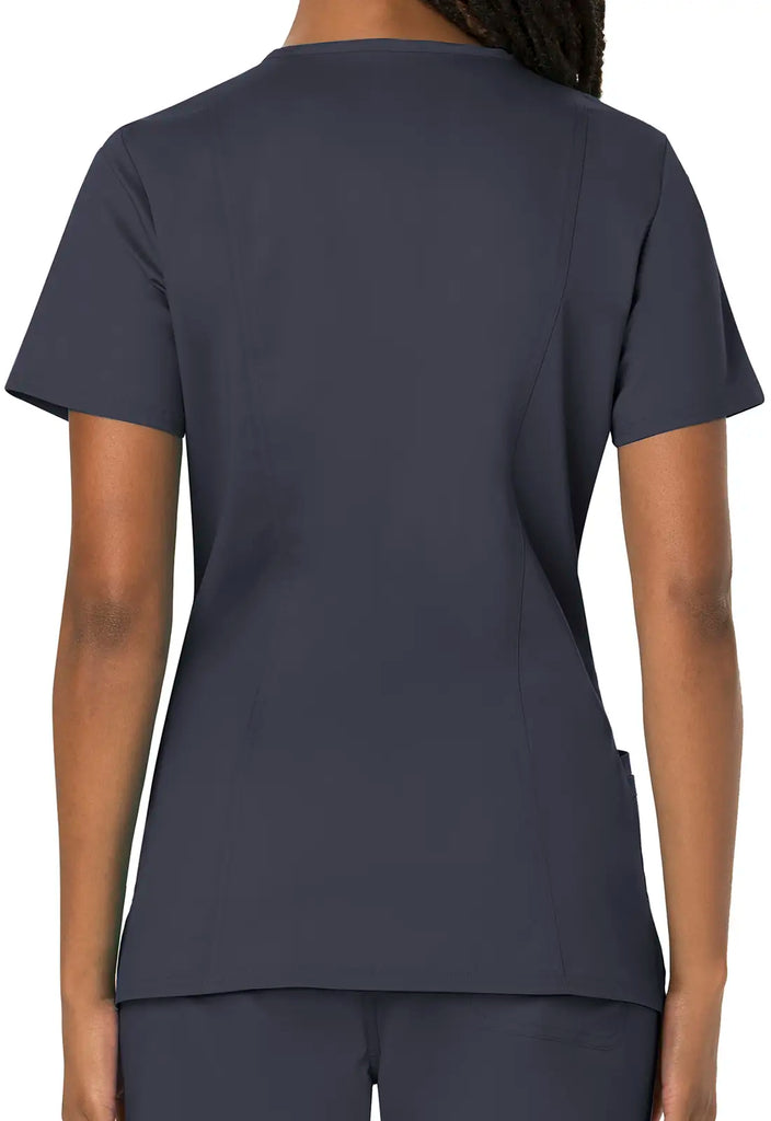 Cherokee Scrubs Revolution 3-Pocket V-Neck Top Pewter | scrub-supply.com