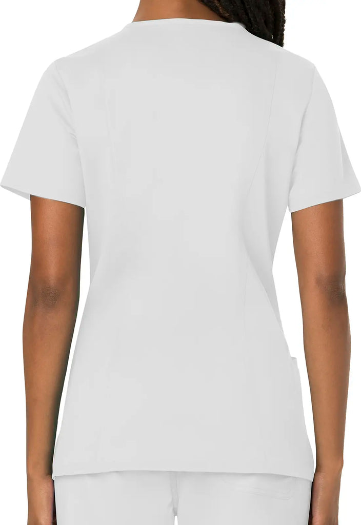 Cherokee Scrubs Revolution 3-Pocket V-Neck Top White | scrub-supply.com