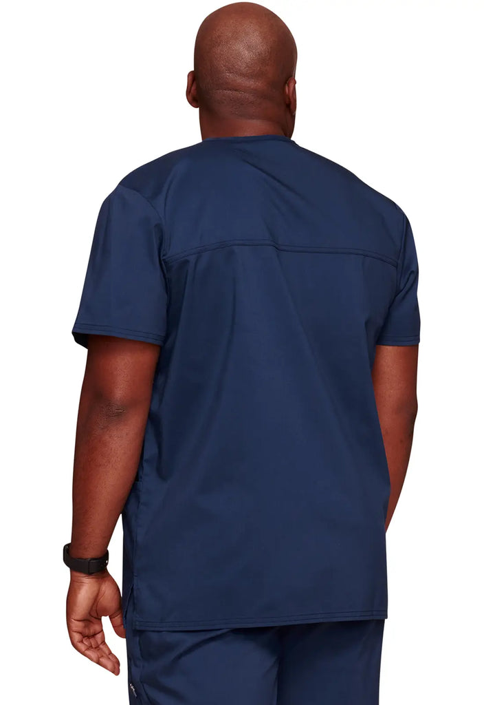 Cherokee Scrubs 3-Pocket Men's V-Neck Top Navy | scrub-supply.com