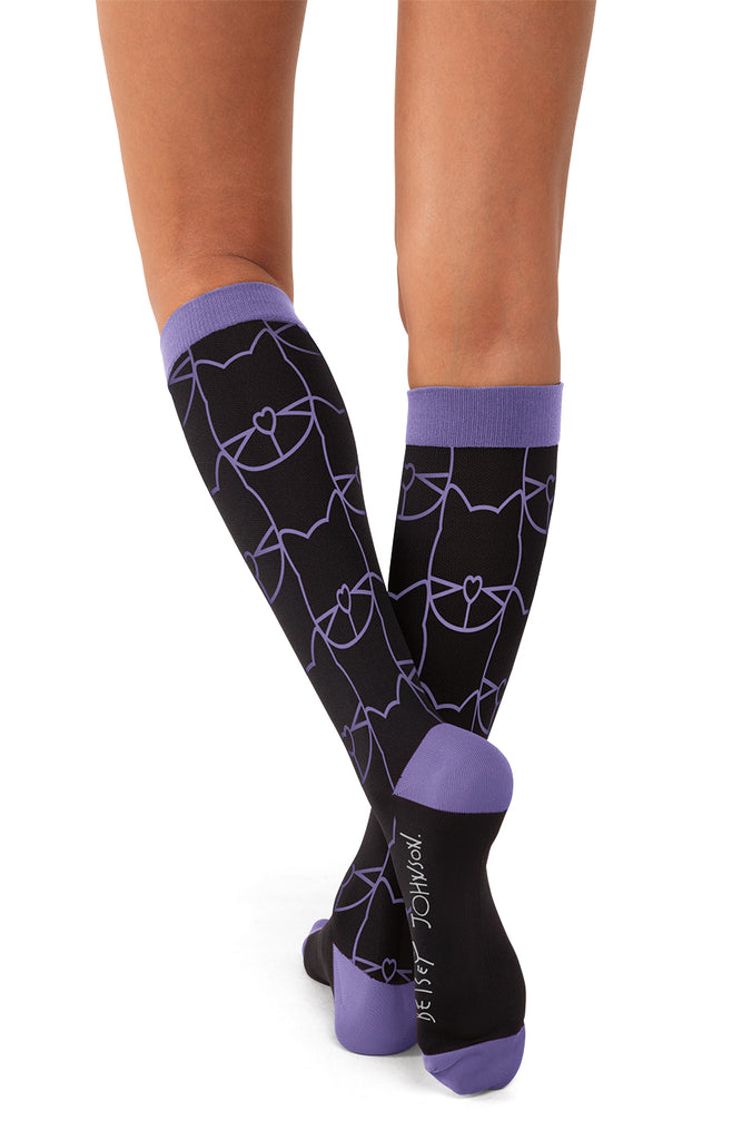 Koi Compression Socks 2-pac Bumble Love -  by scrub-supply.com