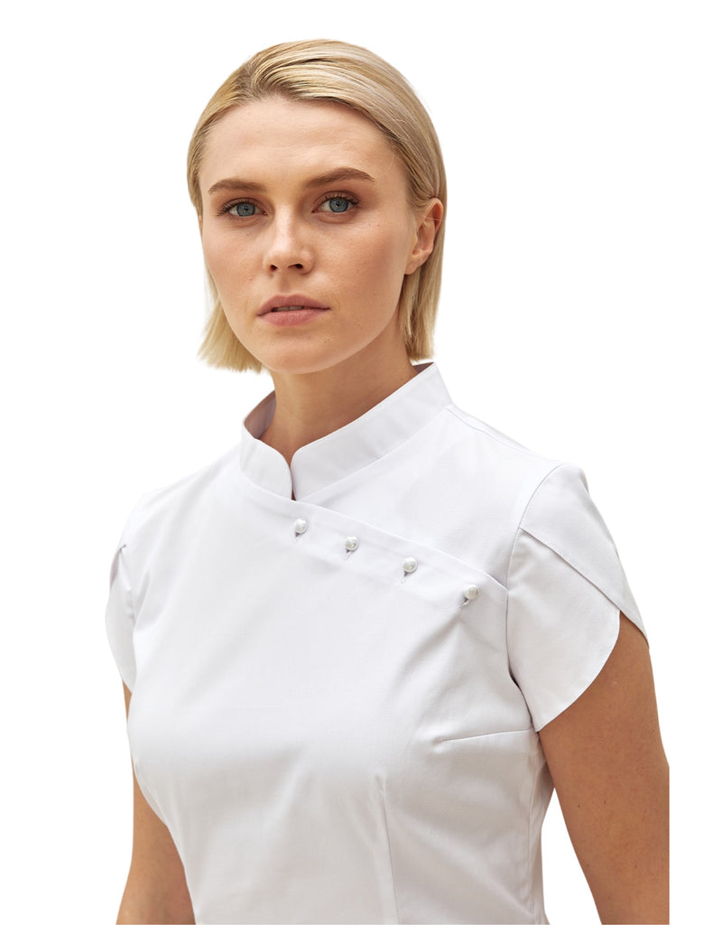 Treat in Style Pearls Blouse | scrub-supply.com