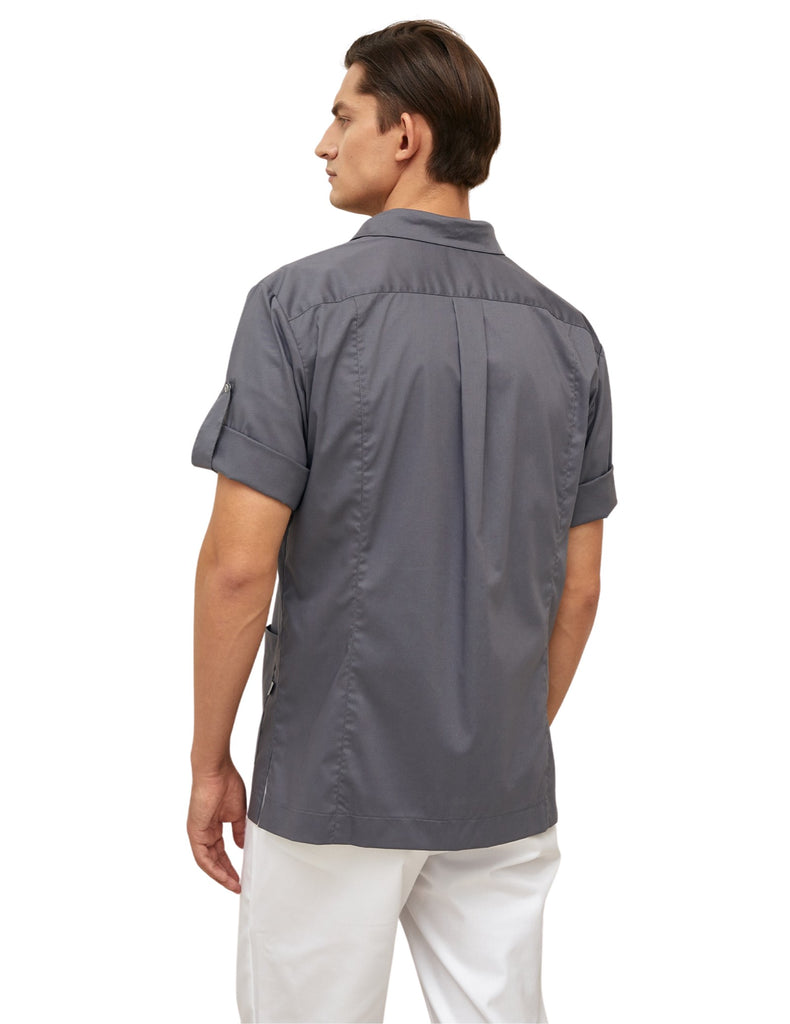 Treat in Style Buttoned Shirt White -  by scrub-supply.com