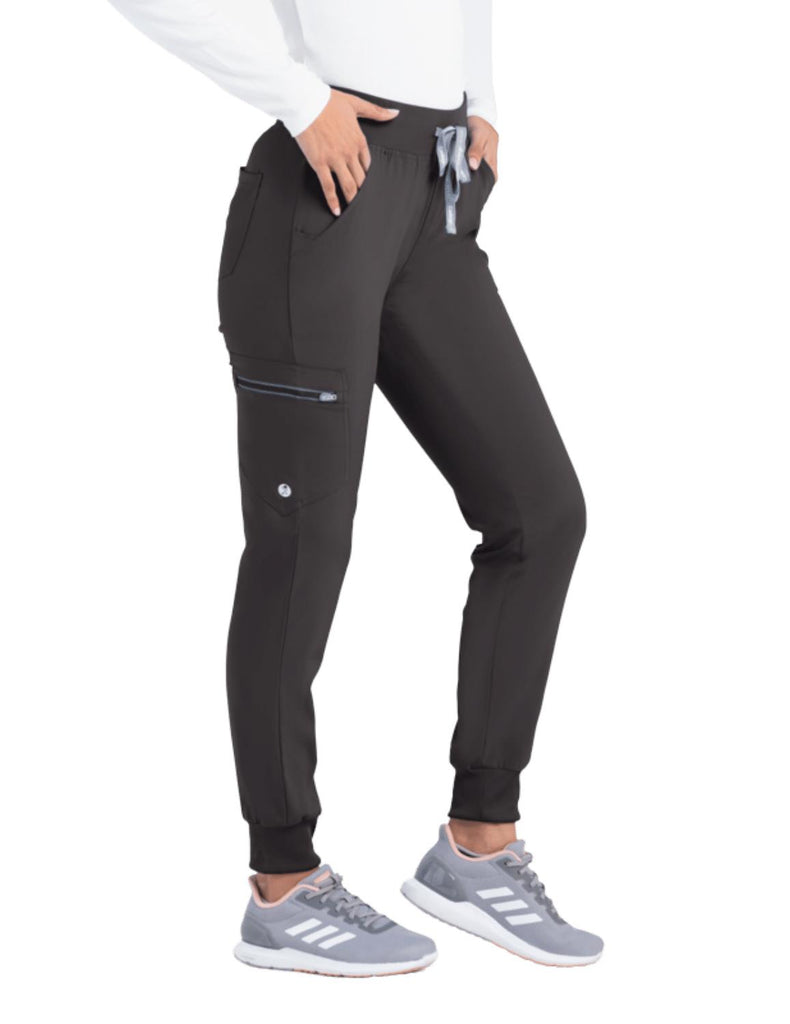 Life Threads Women's Active Jogger Pant Pewter - 1529-PEW-XXXL by scrub-supply.com