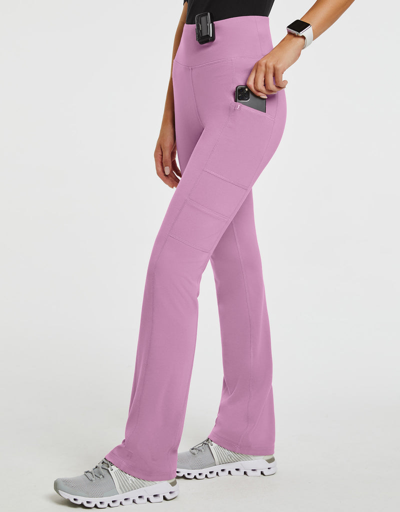 Jaanuu Women's Yoga Pant Blushing Pink -  by scrub-supply.com
