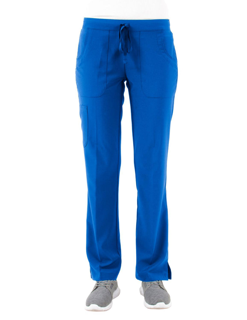 Life Threads Women's Active Straight Leg Cargo Pant Royal Blue - 1528-RYL-XXXL by scrub-supply.com