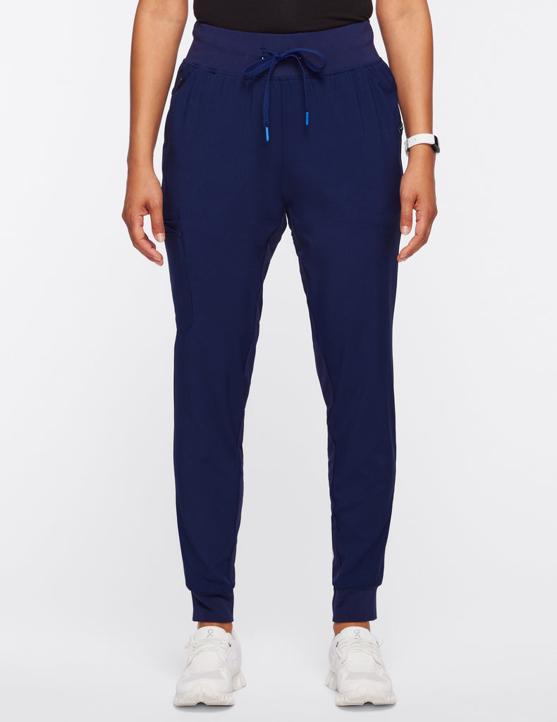 Jaanuu Women's All Day Performance Jogger Navy - J95175-NAVE-L by scrub-supply.com