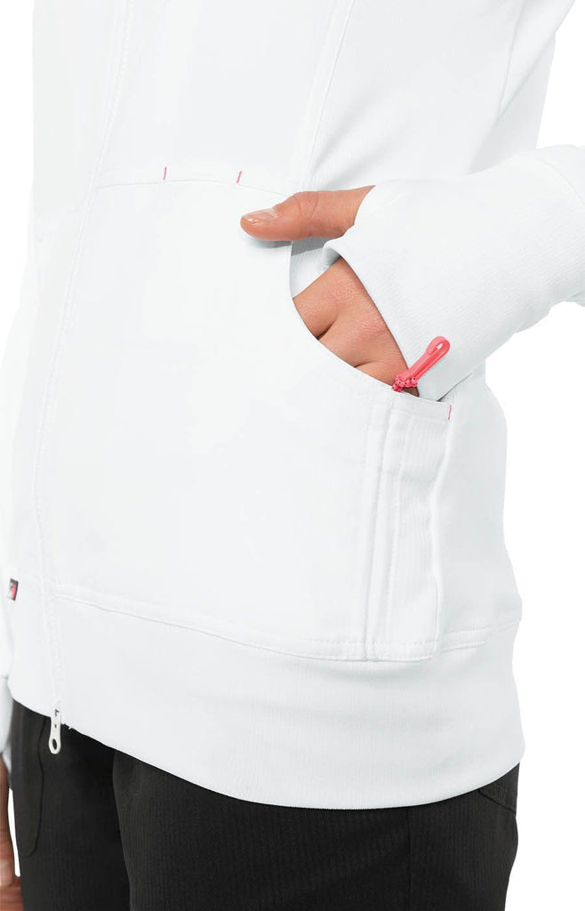 Koi Clarity Jacket White -  by scrub-supply.com