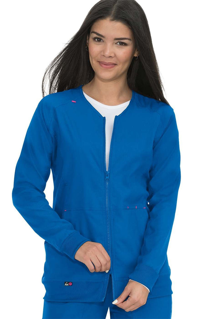 Koi Clarity Jacket Royal Blue - 445-20-3X by scrub-supply.com