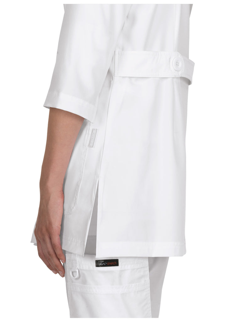 Koi Amber Lab Coat White -  by scrub-supply.com