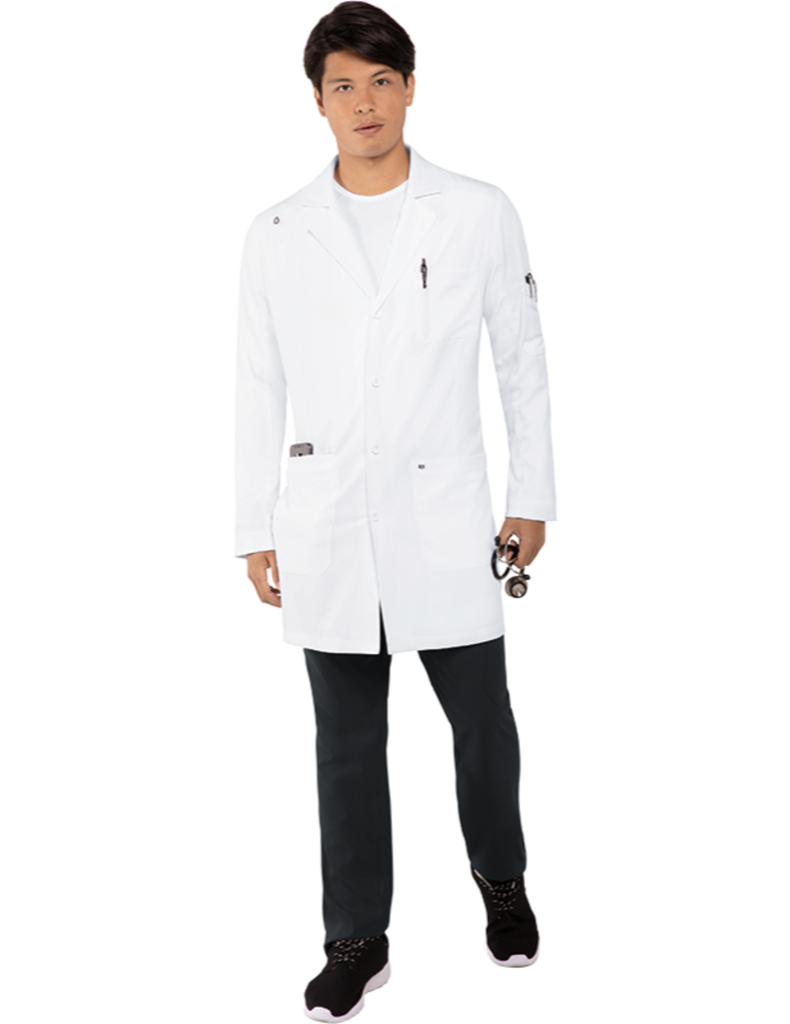 Koi His Everyday Lab Coat White -  by scrub-supply.com